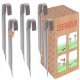 Tribecco KWT 02 Trampolinanker 3 mm Silber, 6 Stück