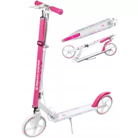  Zweirädriger Roller Raven 612701 Weiß, Pink