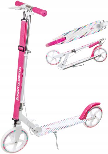 Zweirädriger Roller Raven 612701 Weiß, Pink