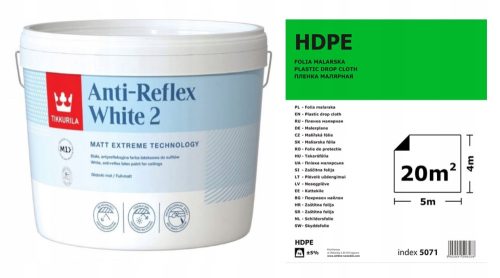 Farbe Tikkurila Anti-Reflex Weiß 2 10 l