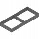  Blum Schubladenfront Anthrazit 50 x 3 x 5,1 cm