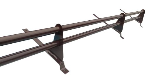 2-ROHR-Schneezaun, 2 m, ESKA 35 Metalldachziegel