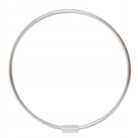  RUNDE DUSCHSTANGE 100 CM SILBER ALUMINIUM