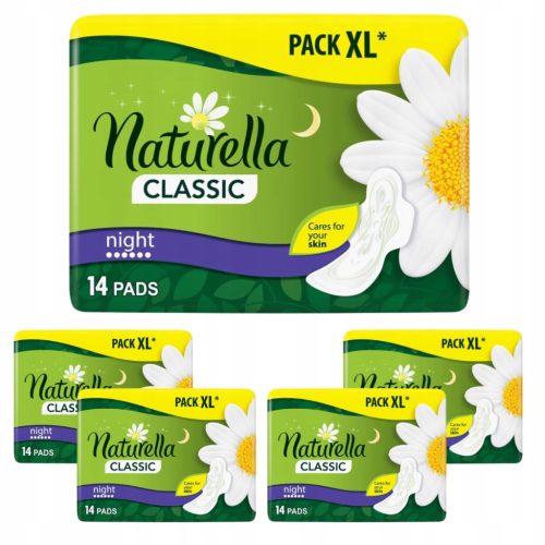  Naturella Classic Night Damenbinden mit Flügeln 14 Stk.