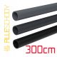 Schwarzes RAL-Rohr, Durchmesser 25 mm, 300 cm Balustrade
