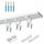  DOPPELDECKENSCHIENE 530 cm mit SLIM-Clips