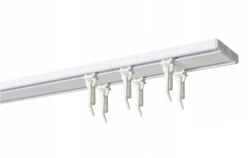 Deckenschienen DOPPELDECKENSCHIENE 370 cm mit SLIM-Sicherheitsnadeln