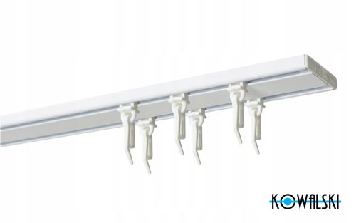 Deckenschienen DOPPELDECKENSCHIENE 580 cm mit SLIM-Sicherheitsnadeln