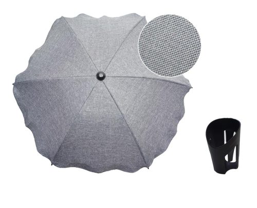  Bomix Kinderwagenschirm, 61 cm, grau