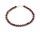  Armband mit natürlichen Granaten, 4 mm großen facettierten Kugeln