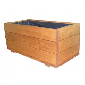  Blumentopf aus Holz 30 cm