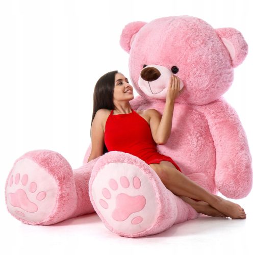  Großer Teddybär, 200 cm, mit zwei Maskottchen-Stickereien