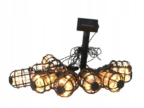  MPLCo eingebettete Solarlampe, schwarz 14 cm, 10 Stk.