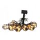  MPLCo eingebettete Solarlampe, schwarz 14 cm, 10 Stk.