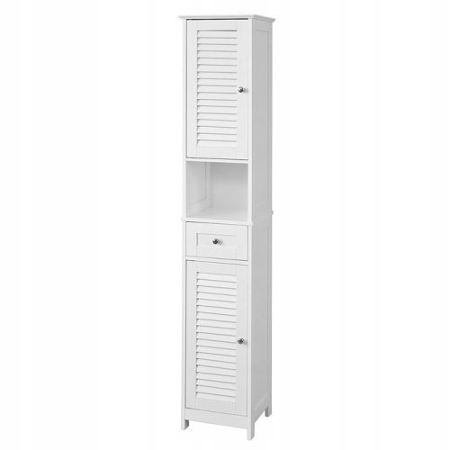  SoBuy FRG236-W Badezimmerschrank, weiß