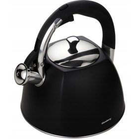  Klausberg traditioneller Stahlkessel, 3 l, schwarz