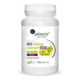   exGrape® SEED Natürlicher Traubenkernextrakt – 100 Vegane Kapseln mit 95% Polyphenolen