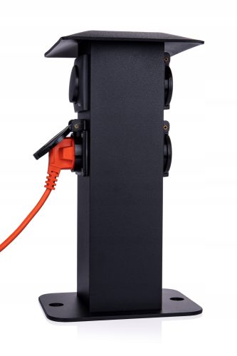 Rechteckiger Lichtmast MCJ ohne) 30 cm schwarz
