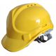 Schutzhelm für Bauarbeiter Pruspol 4-Punkt-Arbeitsschutzhelm + MagrosBHP-LOGO-Aufkleber