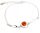  PROMI-ARMBAND mit BERNSTEIN-SILBER-Herz