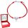  Euphoria-Armband mit Herz und roter Unendlichkeit