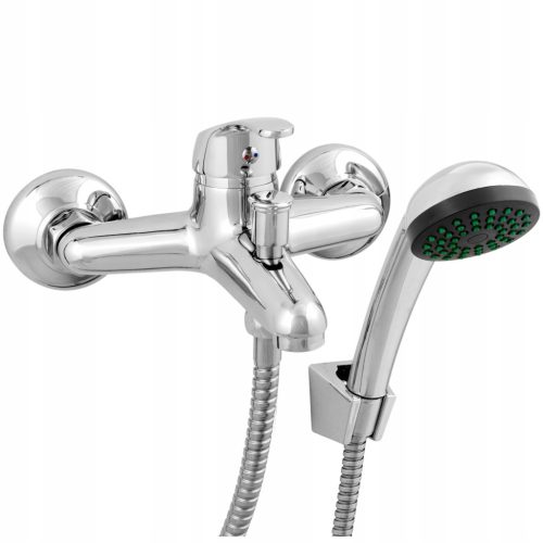  Einhebel-Wand-Badewannen- und Duscharmatur Aqui BASIC, Chrom