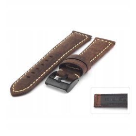  Dickes Lederarmband für Diloy 397.2 20 mm