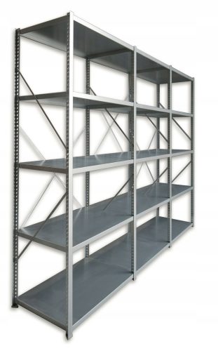 DODAS Lagerregal aus Metall, 195 x 275 x 50 cm, max. 150 kg pro Regal