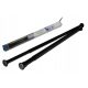 Duschvorhangstangen Estiva Erweiterungs-Duschstange 140-250 x 27 mm schwarz