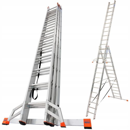 Krause Aluleiter 129727 10,9 m bis 150 kg