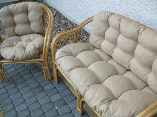  RATTAN Kissen 6 Stück STEVE ECRU