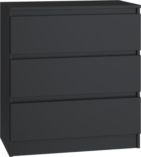  TopEshop Malwa M3 Kommode 70 x 40 x 75 cm Schwarz