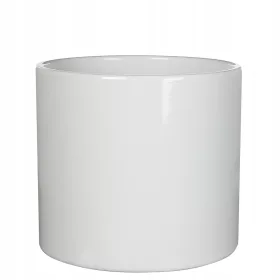    Edelman Blumentopf 23 cm x 23 x 21 cm Durchmesser 23 cm Keramik weiß