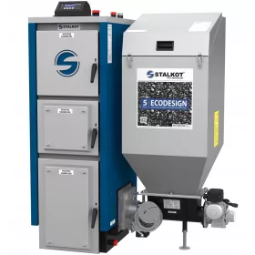  KESSELOFEN MIT ZUFUHR, 19 KW, 40-W-MOTOR