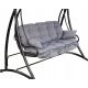 Kissen für Stühle, Sessel für Garten und Terrasse PPHU Zofia Wykręt Kissen 135 x 48 x 10 grau
