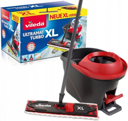 Vileda Ultramax Turbo XL Eimer und Flachmopp 42 cm