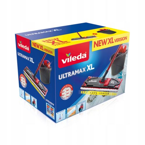 Vileda Ultramax XL Eimer und Flachmopp 42 cm