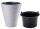 Töpfe und Pflanzgefäße für den Außenbereich und den Garten Form-Plastic Blumentopf 29,5 cm x 29,5 x 33,5 cm Durchmesser 29,5 cm Kunststoff weiß