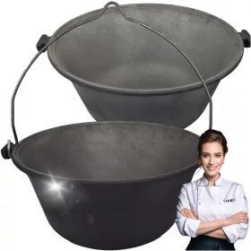    Ungarischer Gusseisenkessel, Ungarischer Topf, Braten für den Campfire Grill 9L