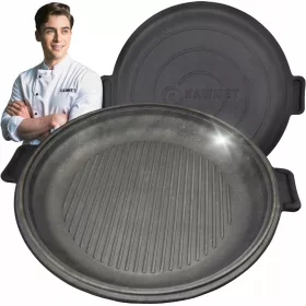    Gusseisen Grillpfanne, Kesselschale, Ungarischer Jagdgrill, 2,5l