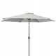 Sonnenschirm für Terrasse und Garten - Klassischer Regenschirm Kontrast Beige und Braun 300 x 250 cm