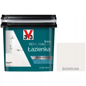    Acrylfarbe für Holz, Möbel, Fliesen V33 0,75 l Baumwollsatin
