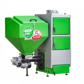  Cieplomax-Stahlofen für Öko-Erbsenkohle, 15 kW