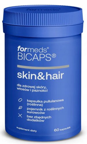 BICAPS® SKIN&HAIR: Nahrungsergänzungsmittel für Haut, Haare & Nägel - 60 Kapseln