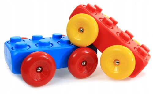  MEGA BLOCKS BRICKS mit Rädern, 2 Stück. Marioinex