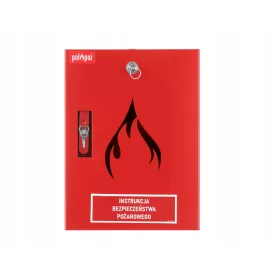 Schrankkasten für Brandschutzhinweise