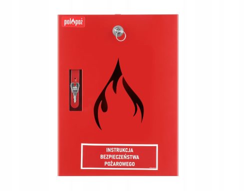 Schrankkasten für Brandschutzhinweise