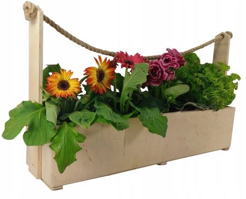 Holzkiste 53x14x32 cm natur