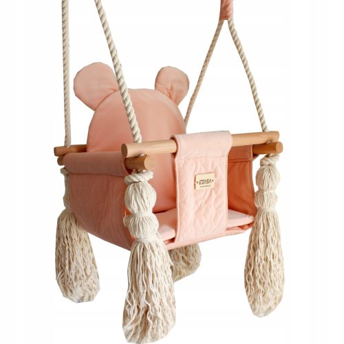  EDISA - Kinderschaukel, versteift, Geschenk fürs Gartenzimmer, VELVET BEAR