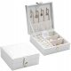 Schatullenbox-Organizer FÜR Schmuck weiß C8